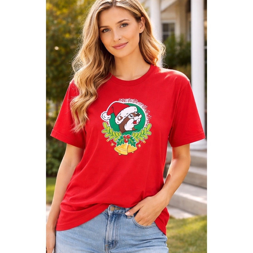 Bucees Jingle All The Way XL Tee Shirt Very Nice! Buc-ees